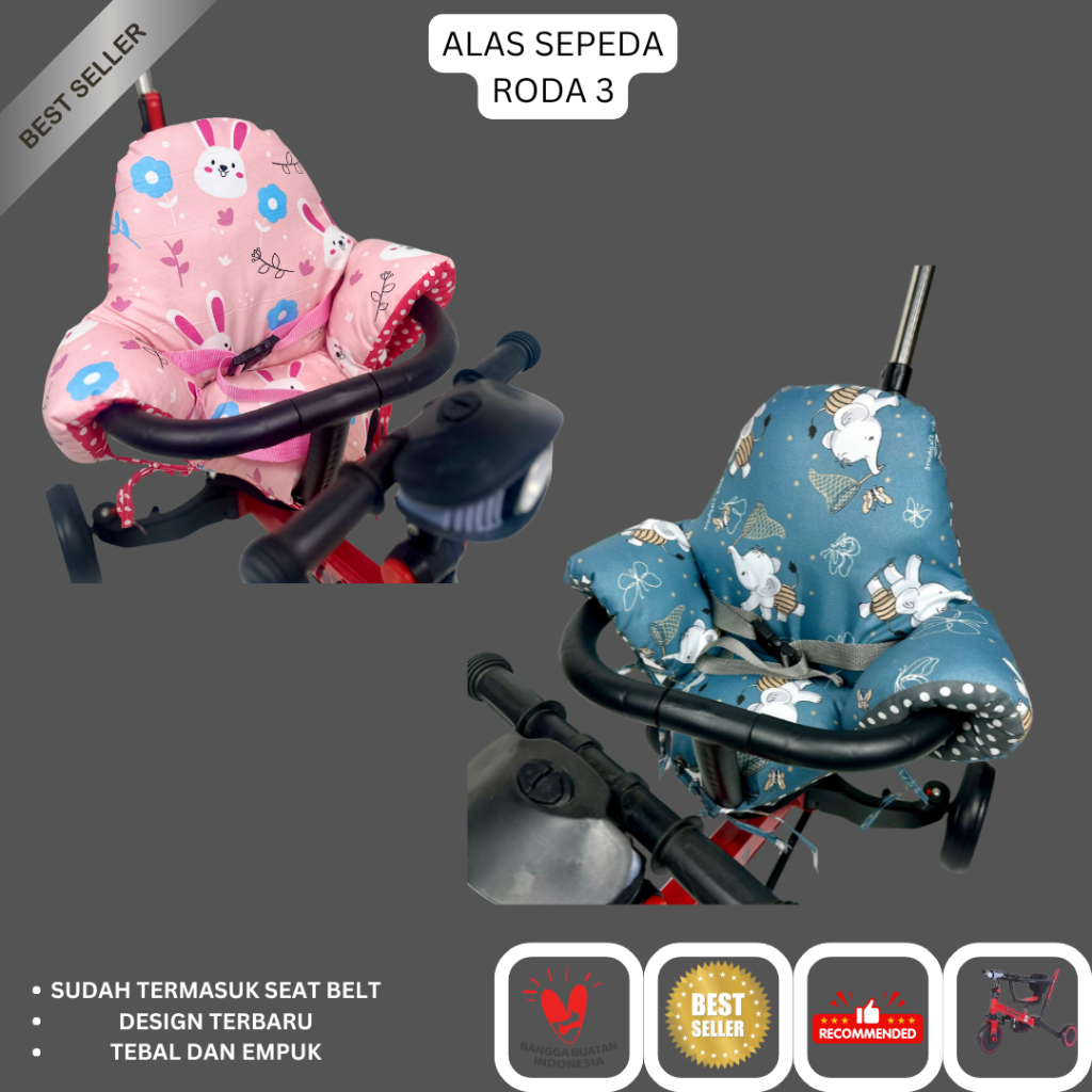 alas duduk bayi dan anak sepeda roda tiga segala merk (universal),exotic,pacific,etc(ALAS ONLY)