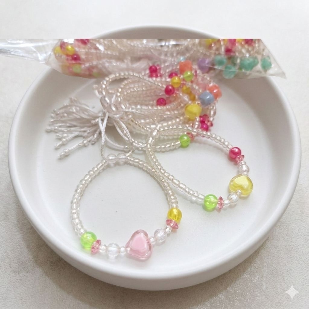 gelang manik motif love[GELANG MANIK-MANIK VARIASI MONTE LOVE BENING]