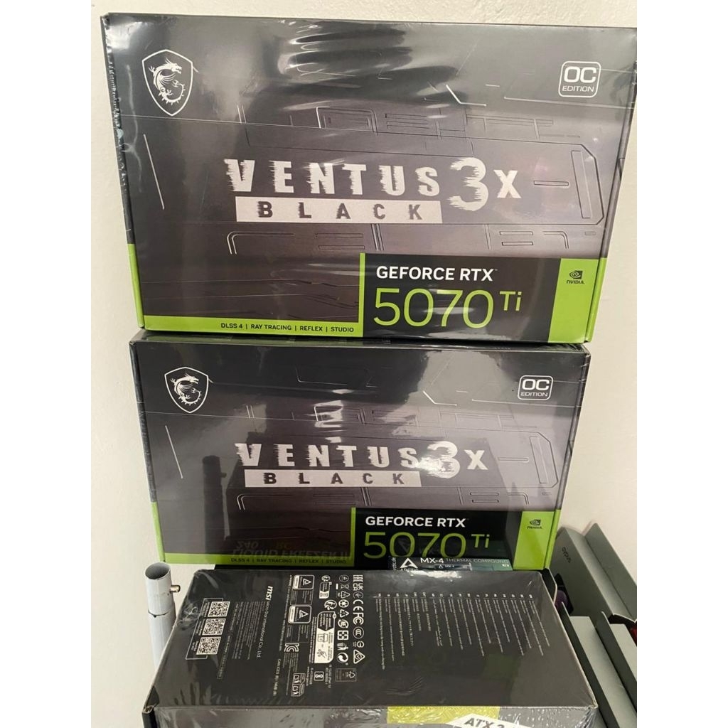 MSI VGA RTX 5070 TI Ventus 3X Black