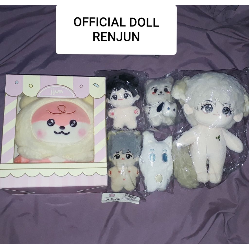 Ready Stock Doll Renjun Chaoyouyou 20 cm Magnet Doll Keyring Injeolmi Renjun Renmyang Renjunbar Peac
