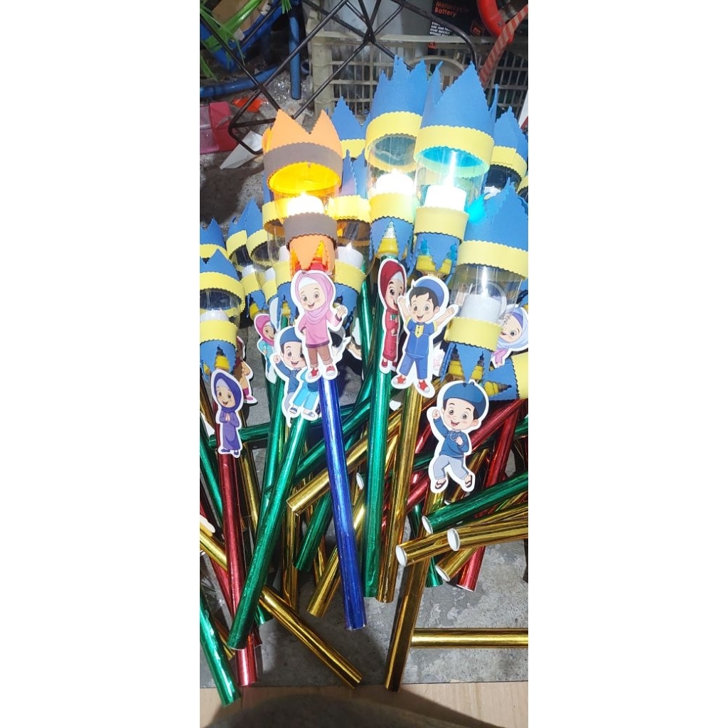 (10PC) LAMPION REBORN KARAKTER/ LAMPU TAKBIR/ LAMPION/ LAMPU OBOR/ LAMPU TAKBIRAN/ TAKBIR KELILING/ 