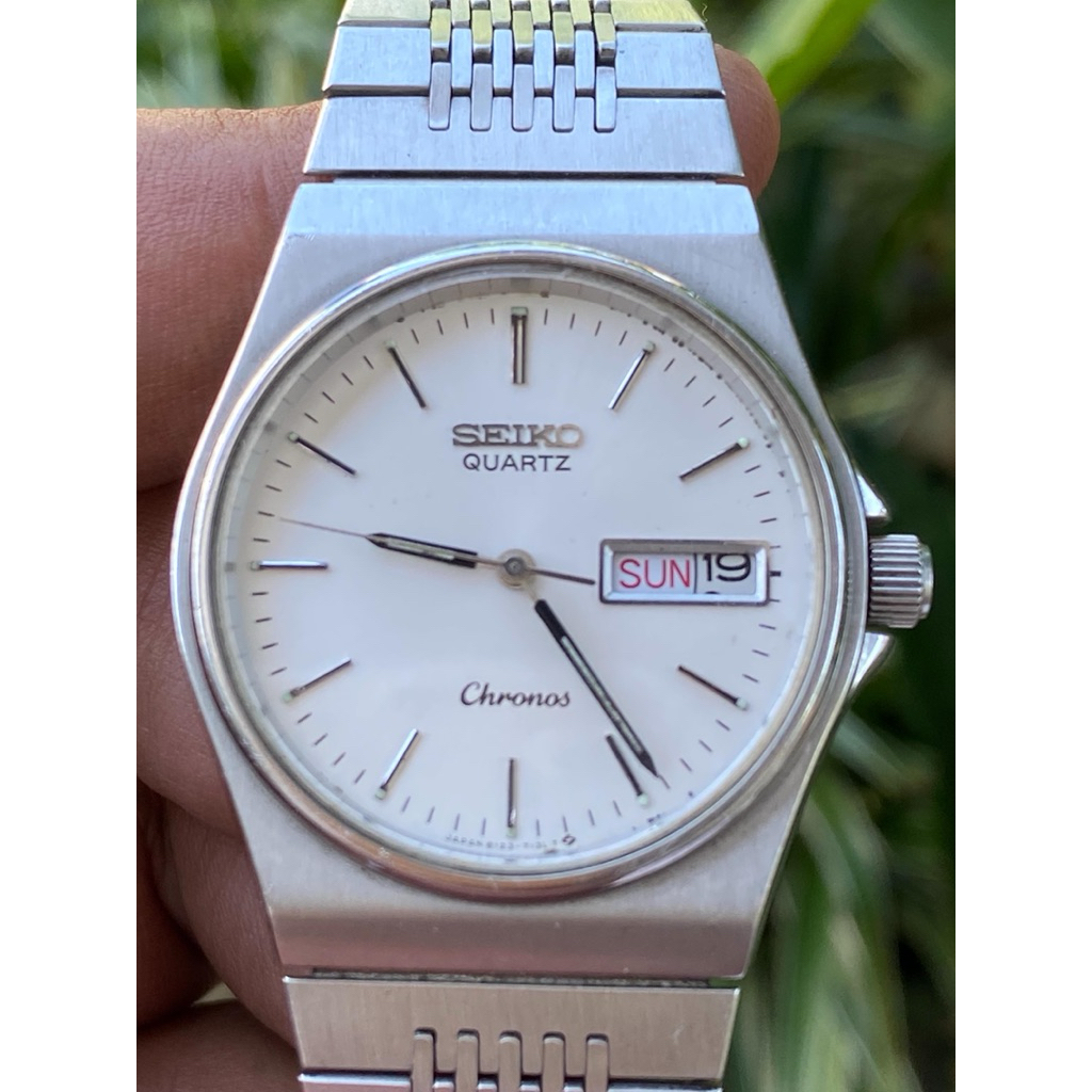 jam tangan original Seiko Quartz chronos