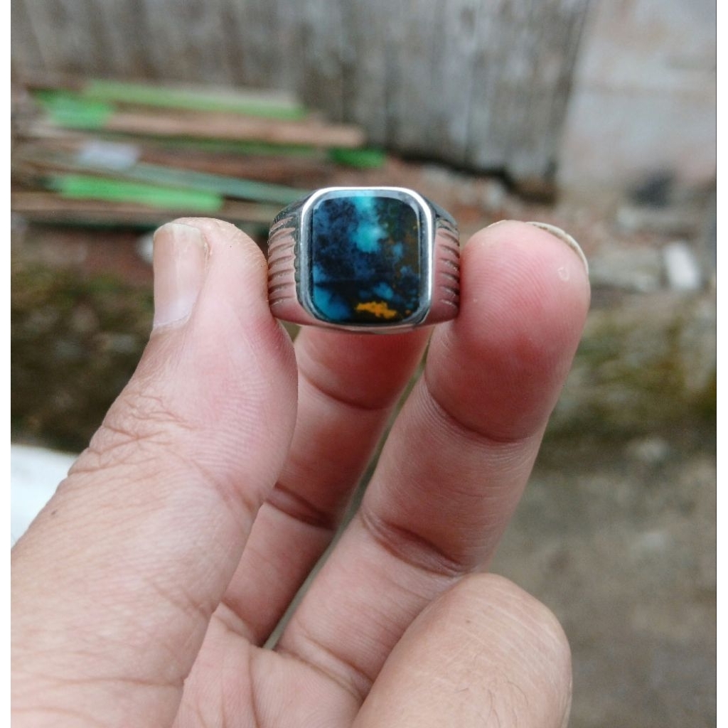 cincin bacan kembang kotak natural