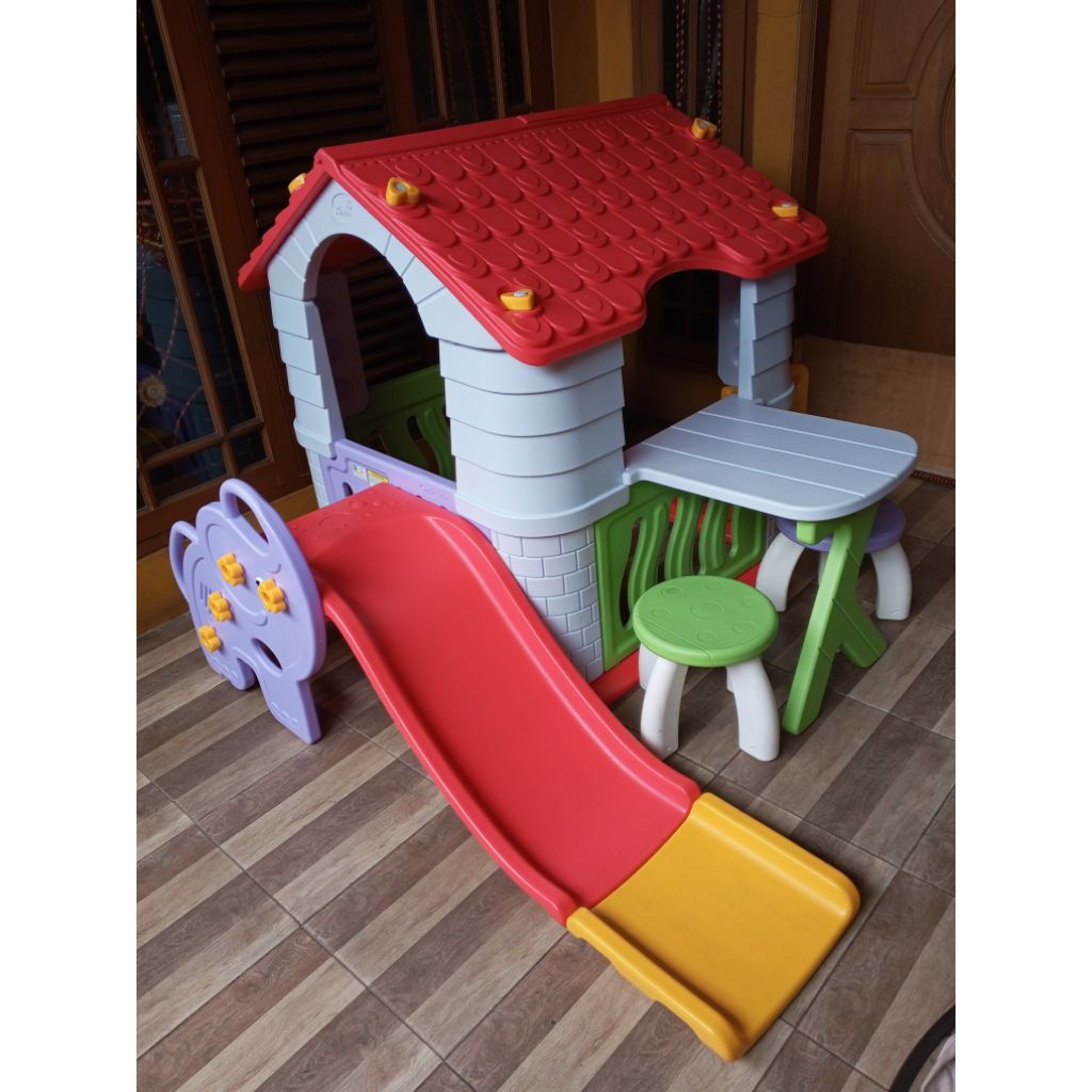 PRELOVED PEROSOTAN PROSOTAN PLOSOTAN GROW N UP DOUBLE SLIDE MAINAN ANAK TOBEBE LITTLE TIKES STEP2 ST