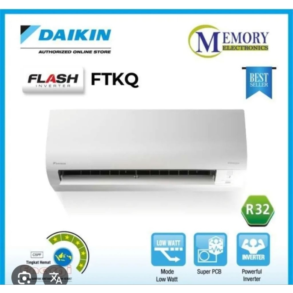 DAIKIN AC SPLIT WALL flash inverter R32 thailand