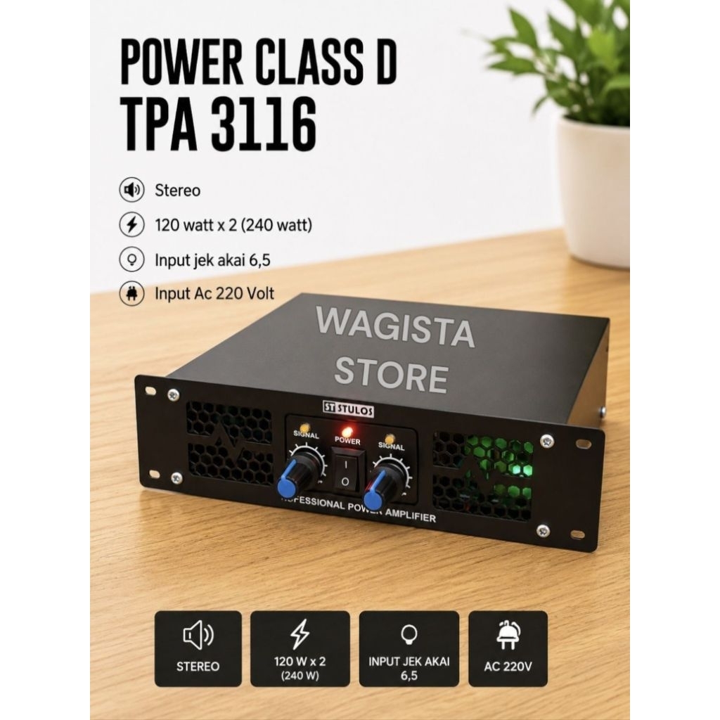 Power Rakitan Class d Tpa 3116