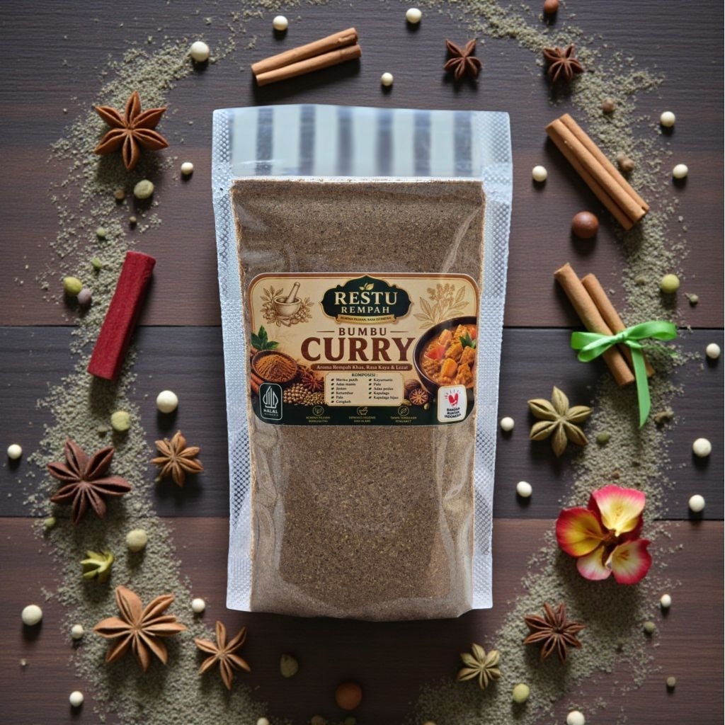 BUMBU CURRY  [Spesial Racikan RESTU REMPAH] 100% REMPAH BERKUALITAS