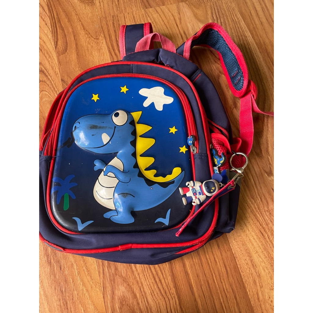 tas anak sekolah dinosaurus