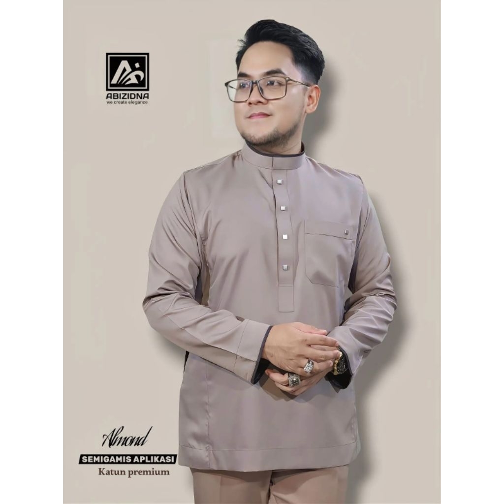 BAJU KOKO KATUN ABI ZIDNA SEMI GAMIS