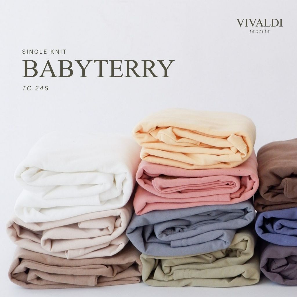 SK Babyterry Cotton TC 24S | Bahan Kain 1 kg