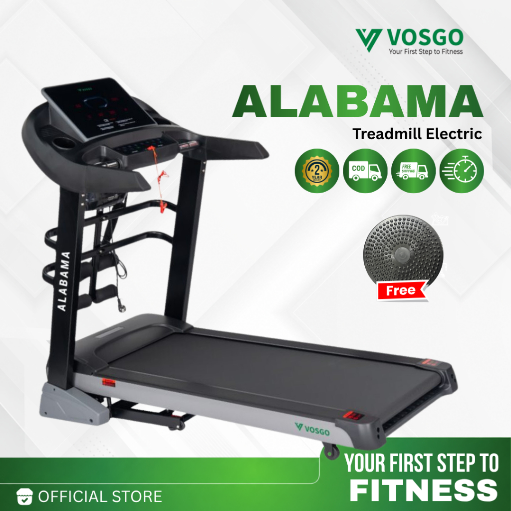 Alat Fitness Treadmill Elektrik Vosgo Alabama