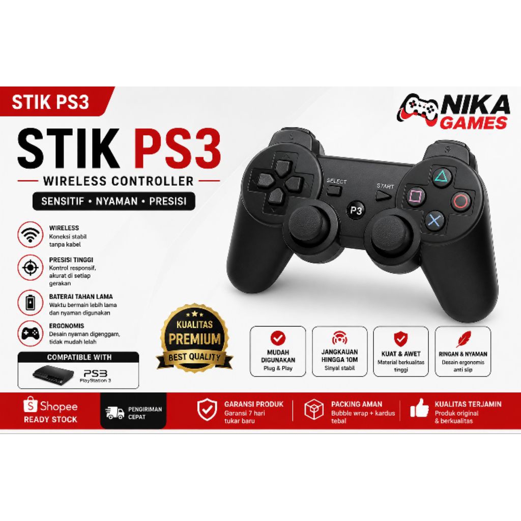 Stik PS 3 Ori Pabrik
