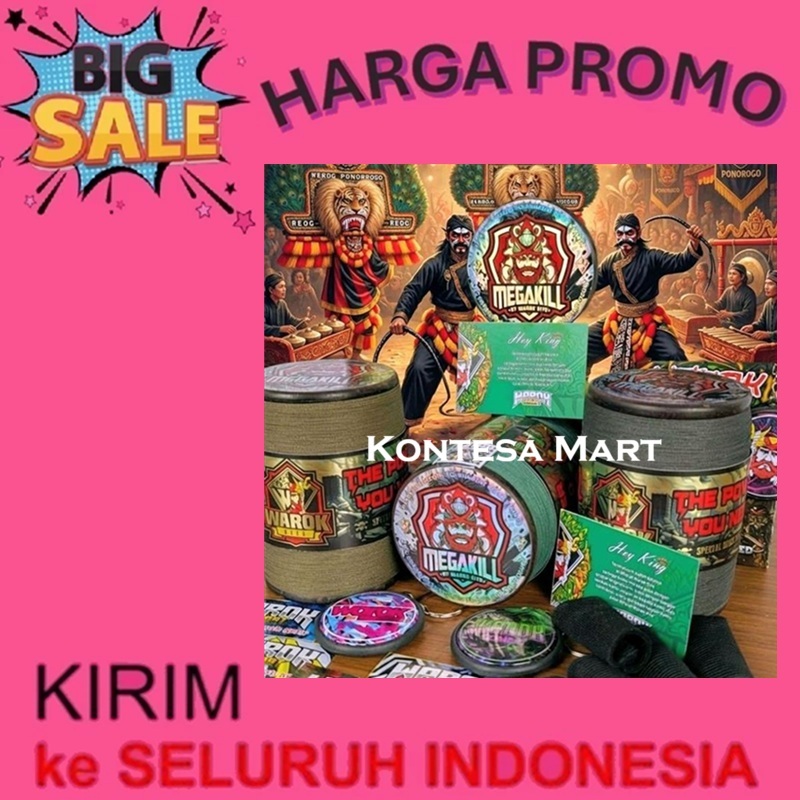 Senar Gelasan Mega Kill Matot 0,23 Layangan Halus Super Tajam Benang 6000 Yard Kite Sukoi Turnamen