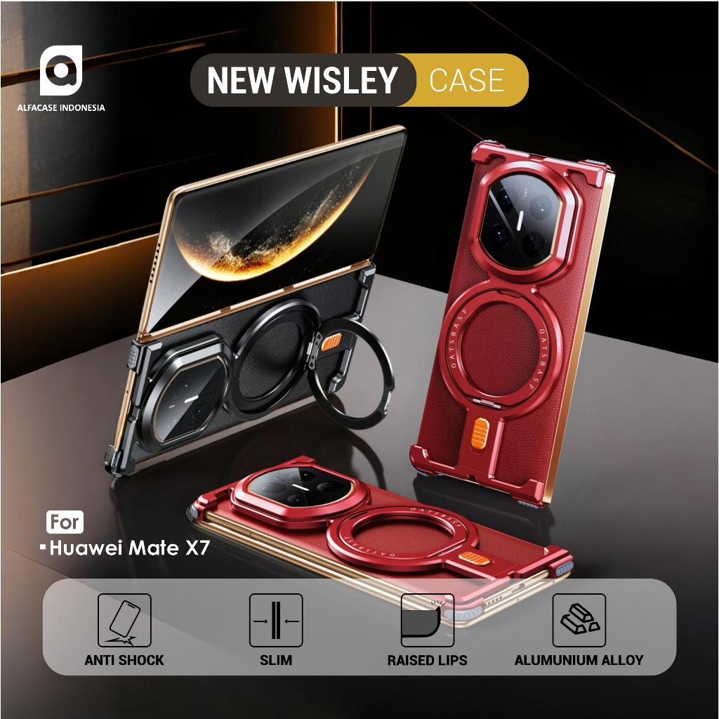 ALFACASE Case Huawei Mate X7 - New Wisley Case - Casing Huawei Mate X7