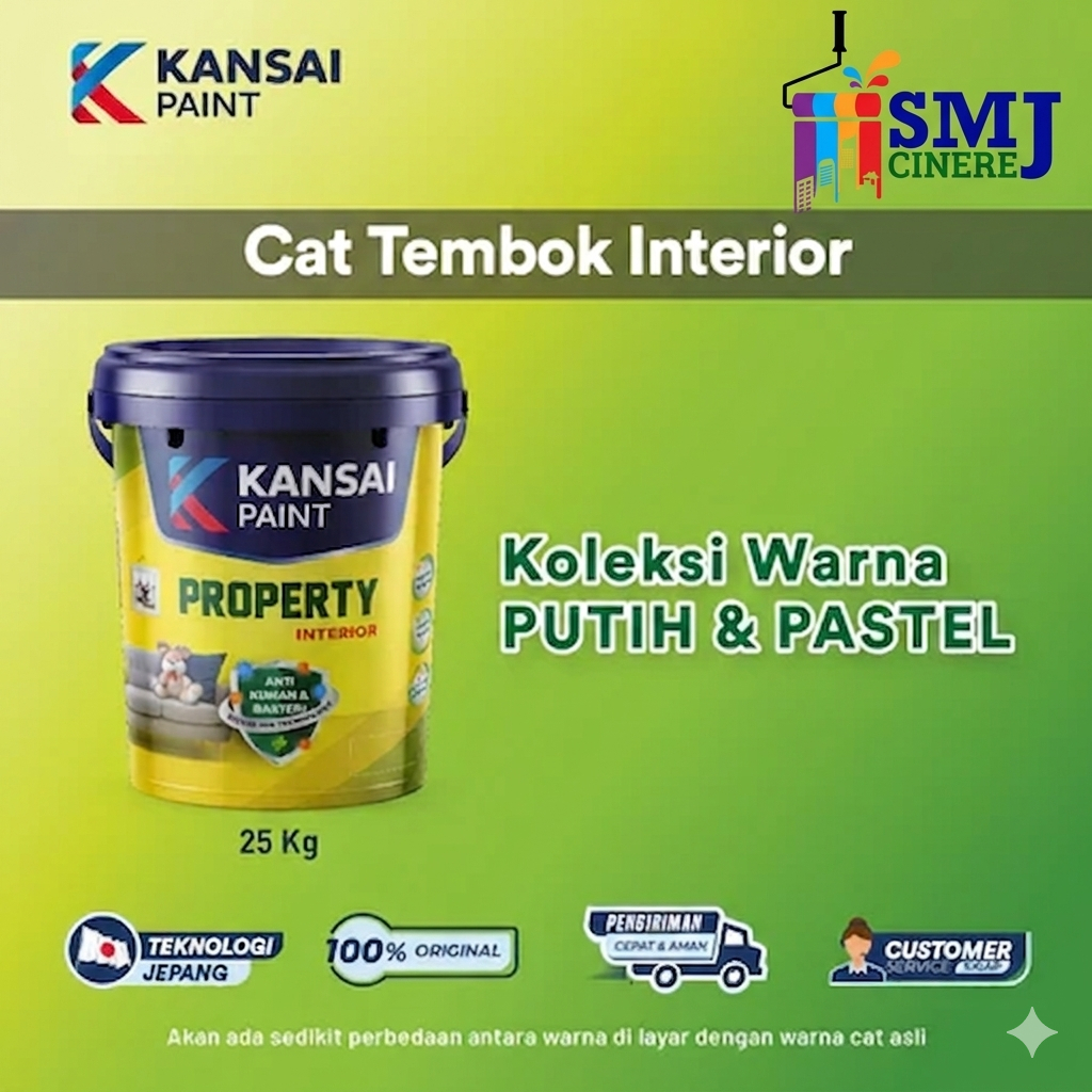 KANSAI PAINT-CAT PROPERTY INTERIOR KEMASAN 25KG