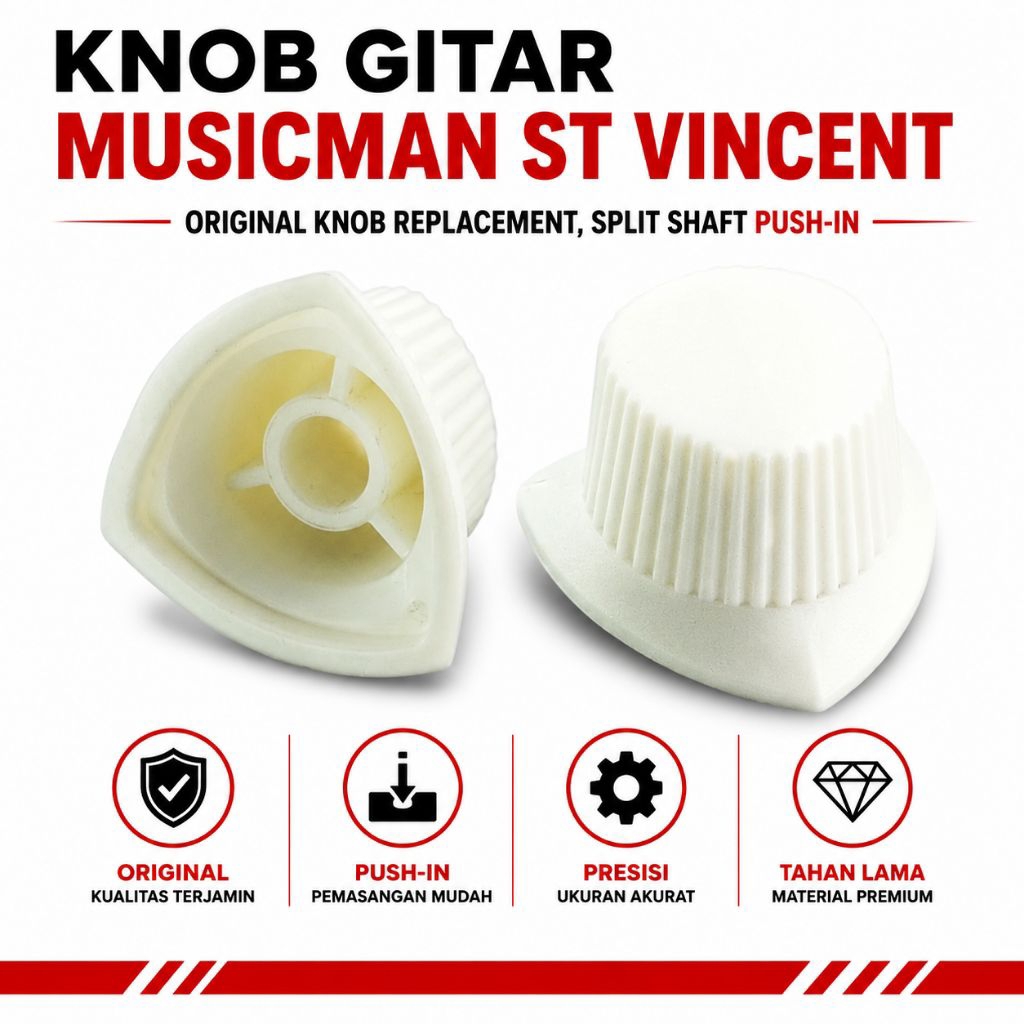 Knob Gitar Original Musicman ST Vincent Putih