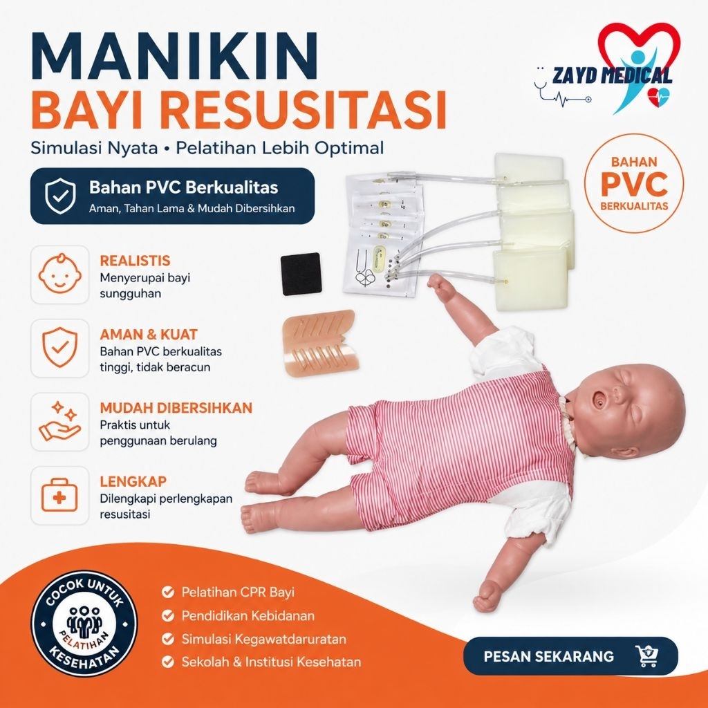 Phantom Manikin Baby Anne/ Phantom Bayi Resusitasi Tersedak