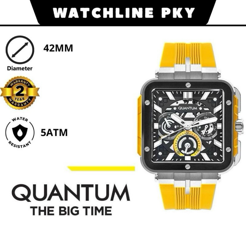 JAM TANGAN PRIA BRAND QUANTUM THE BIG TIME