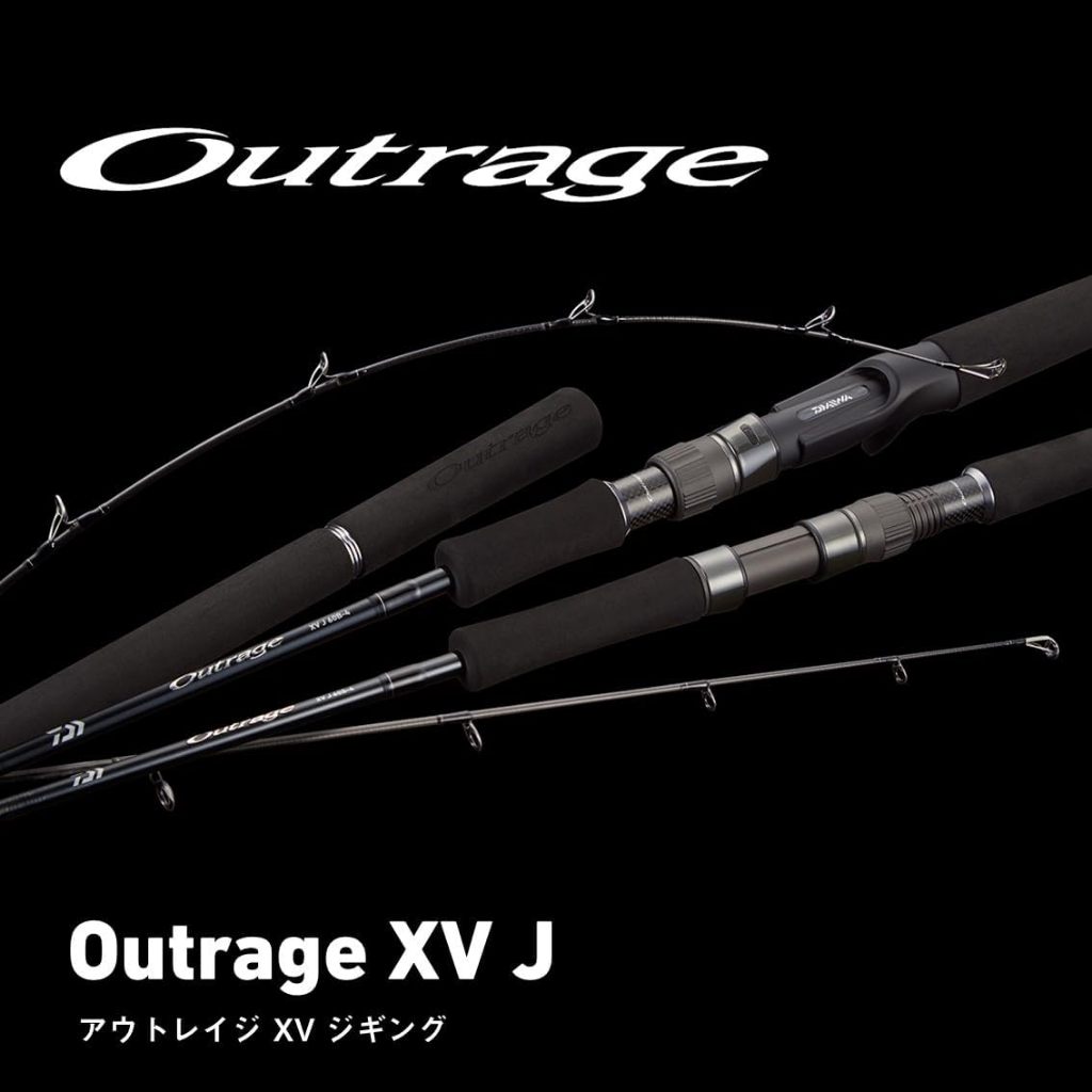 Joran Daiwa Outrage XV J60 Spinning 1.83m Carbon 2 Section Jigging Rod PE 3-5 Original / Garansi Res