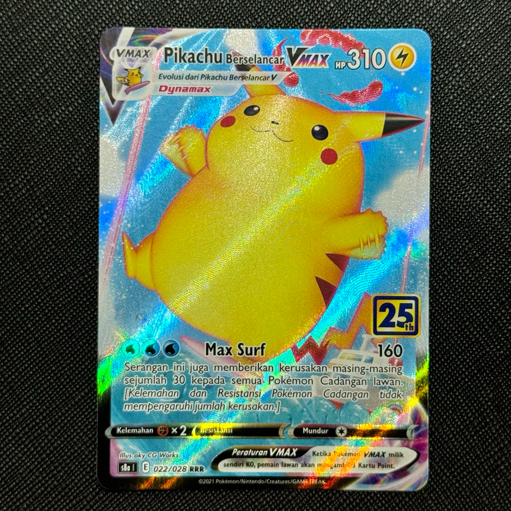Pikachu Berselancar VMAX 25th Indonesia