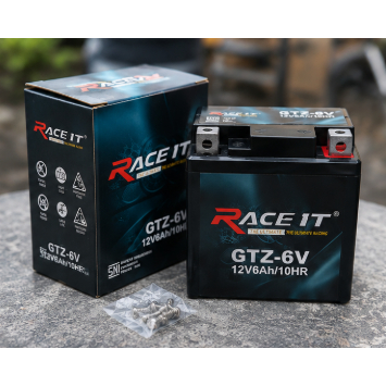 Aki Motor RACE IT GTZ6V 12V 6Ah Cocok Untuk Motor Yamaha & Honda