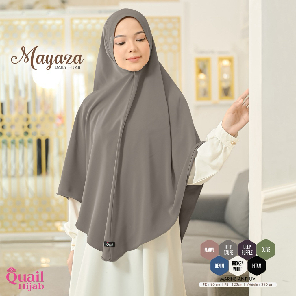 Quail Hijab - MAYAZA DAILY HIJAB INSTAN ORI QUAIL HOKAIDO