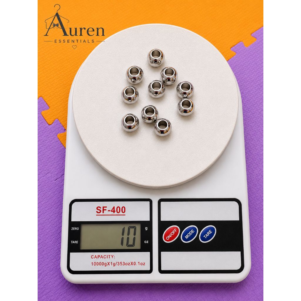 Payet Mute Mutiara Jepang Metalik Lubang Besar 10 Gram Manik DIY Handmade