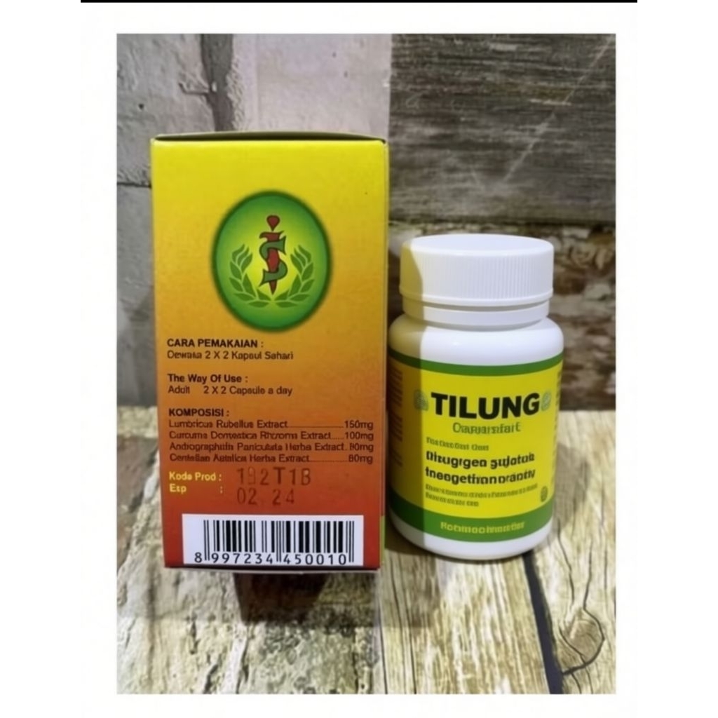 tilung kapsul cacing untuk tifus dan demam