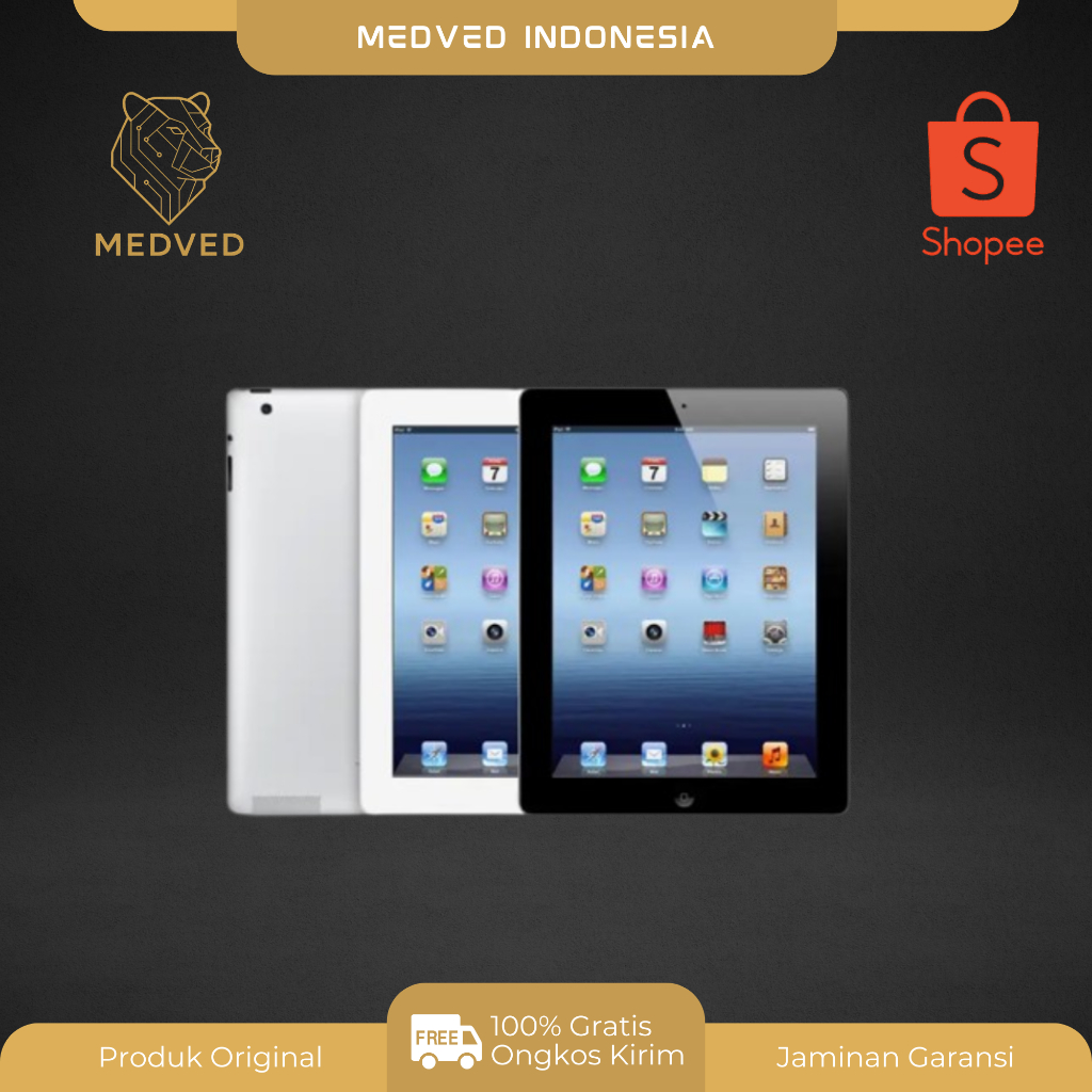 MEDVED IPad 3 Wifi 16GB Dan 32GB 9.7 Inch - Second