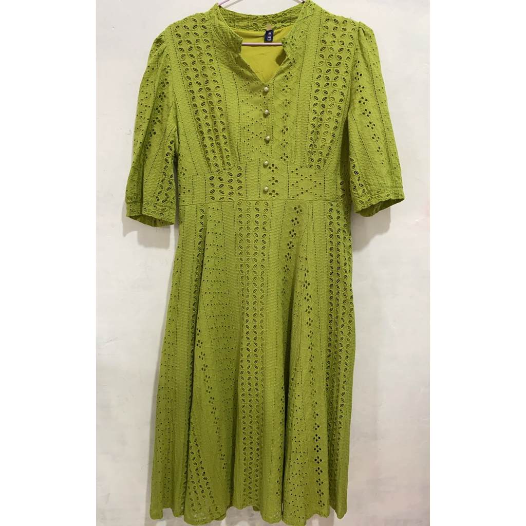 Dres Brokat Hijau