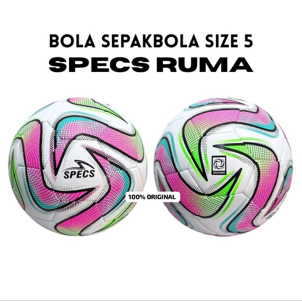 ORIGINAL 100% BOLA KAKI SPECS RUMA SIZE 5 BOLA KAKI SEPAKBOLA SPECS RUMA UK 5 ORIGINAL BNWT