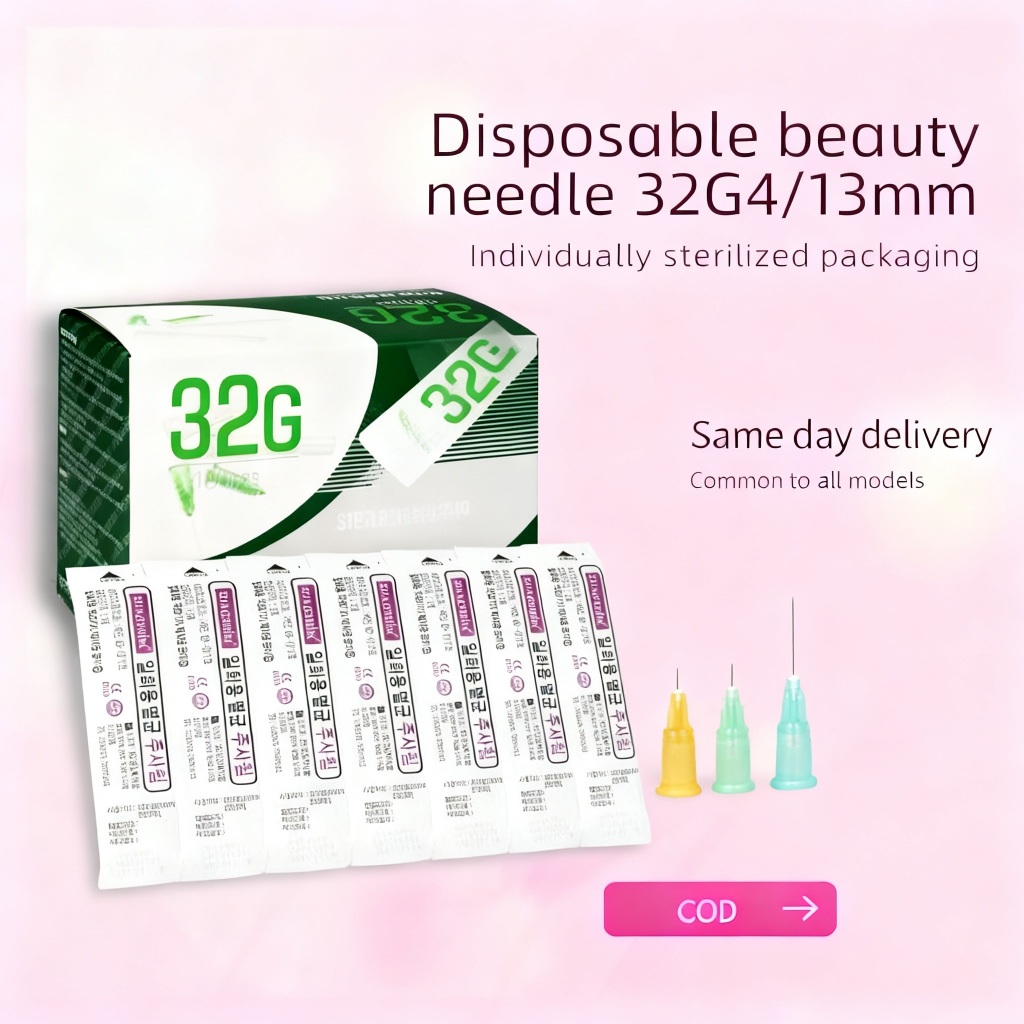 Needle skinbooster meso 32g  x 4mm 13mm jarum meso messo kecil mini pendek Sungshim