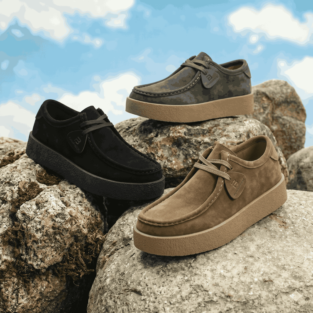 PANARYBODY Sepatu Slip On Polos Pria Sepatu Kerja Kasual Formal Selop Sepatu Cowok Ringan QNK802