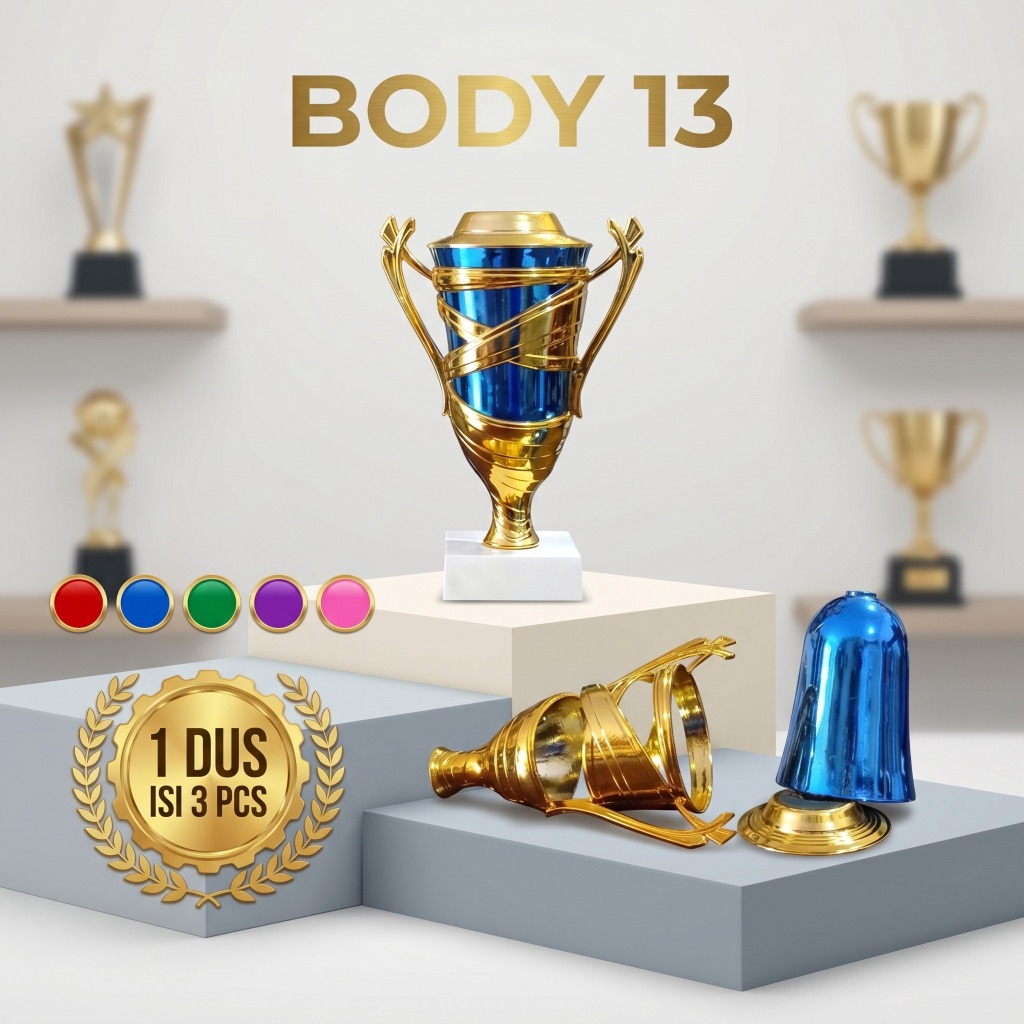 Piala Body 13 (3 pcs) Badan Piala / Body Piala Murah