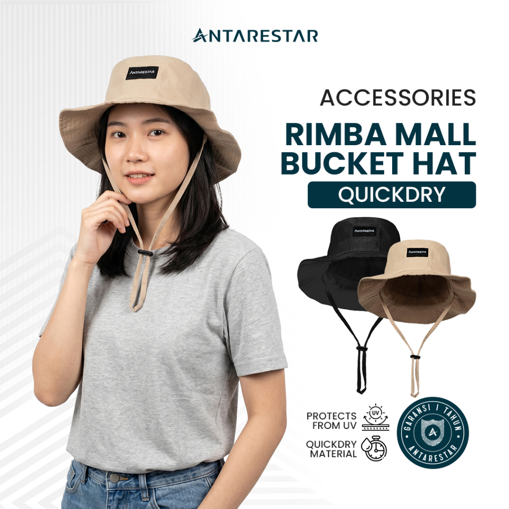 Topi Pria Bucket Hat Rimba Topi Gunung Pria Wanita Outdoor Topi Rimba Mall Antarestar