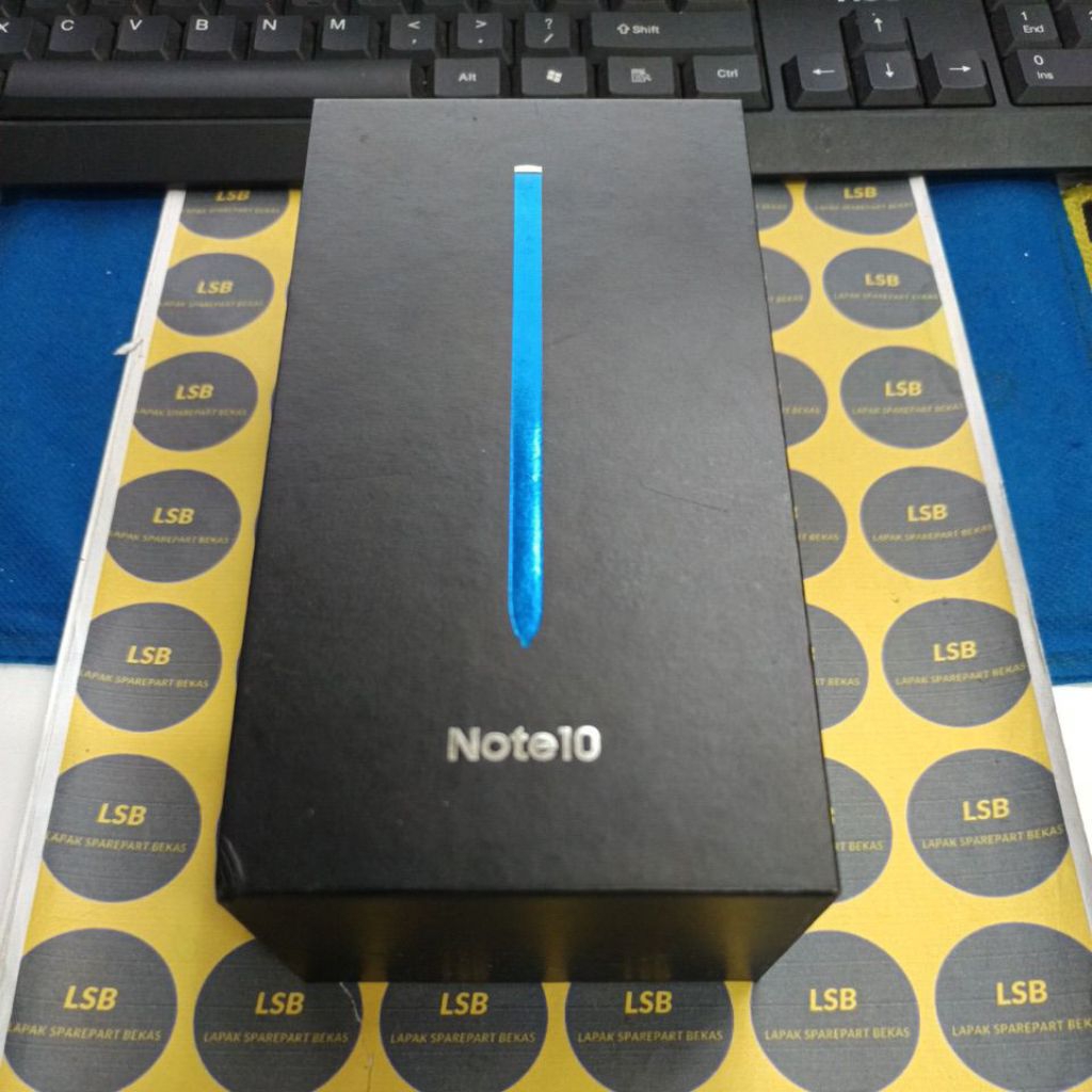 DUS BOX/KOTAK HANDPHONE SAMSUNG NOTE 10 ORIGINAL BEKAS