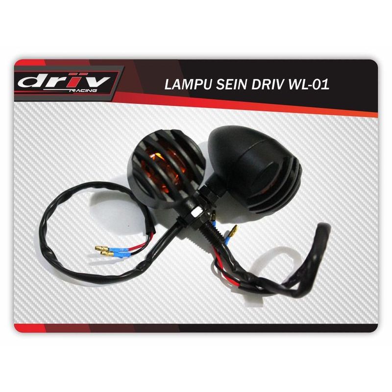 Lampu Sein Teralis Japstyle Besi Universal DRIV | Sein Motor Retro