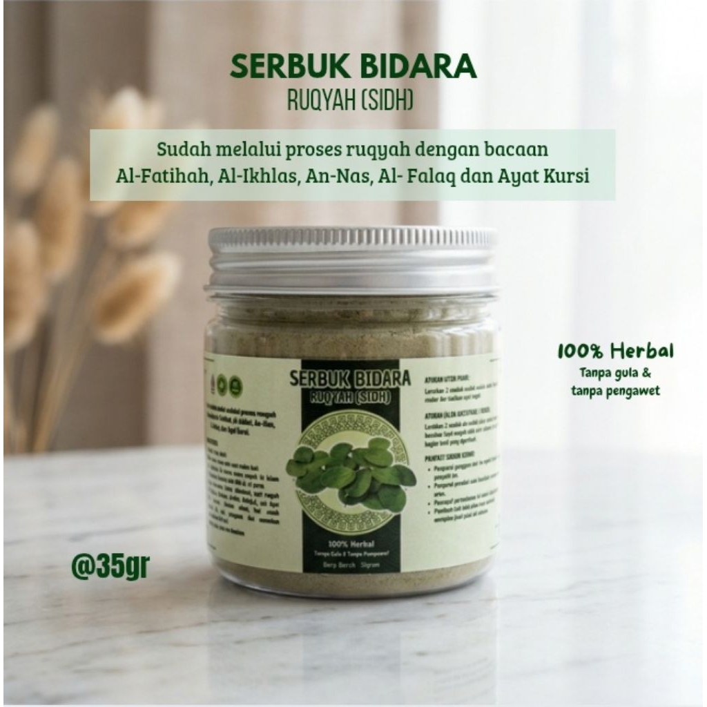 serbuk bidara ruqyah (sidh)