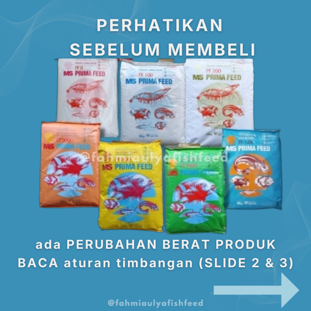 265 PAKET 5KG PF 1000, 800, 500, 200, 100, 0, PF 128 by MS PRIMA FEED