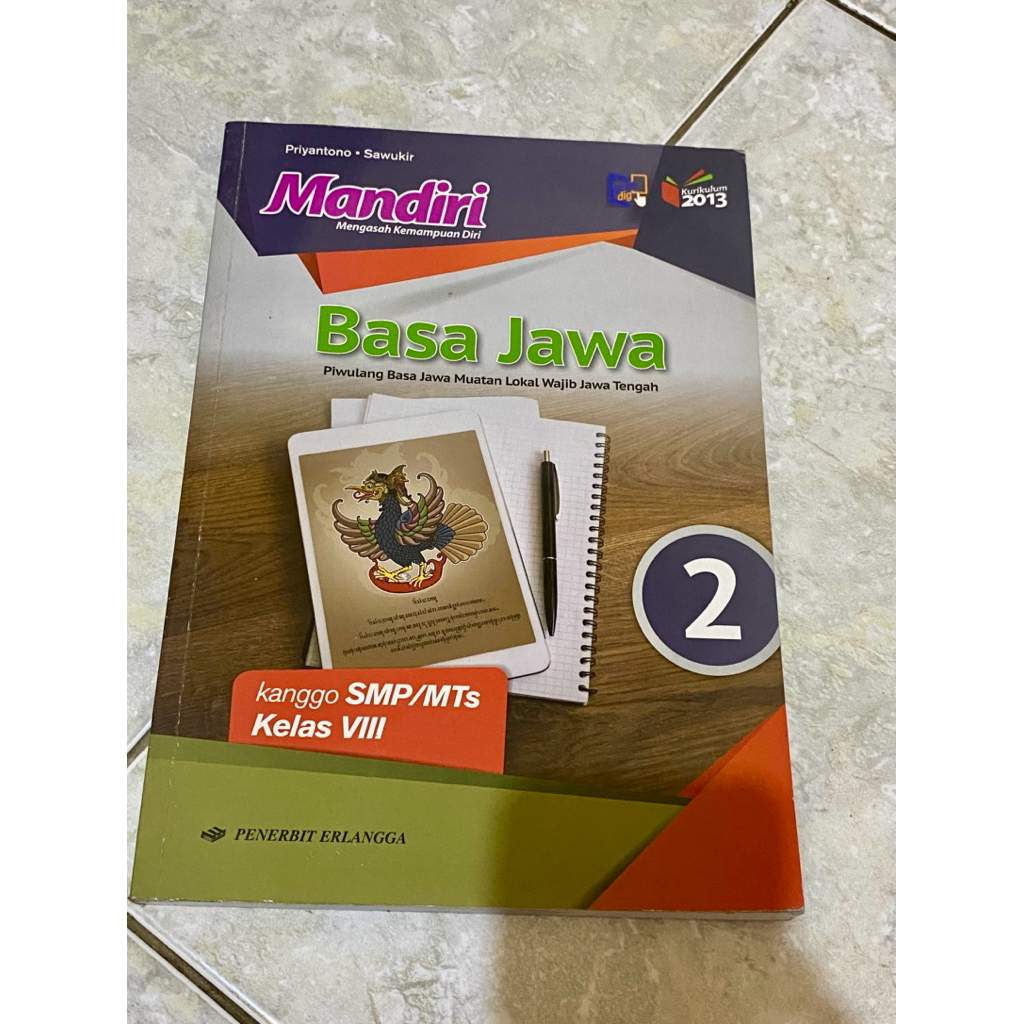 Preloved Buku Mandiri Basa Jawa untuk SMP/MTs Kelas VIII (Kelas 8 SMP)
