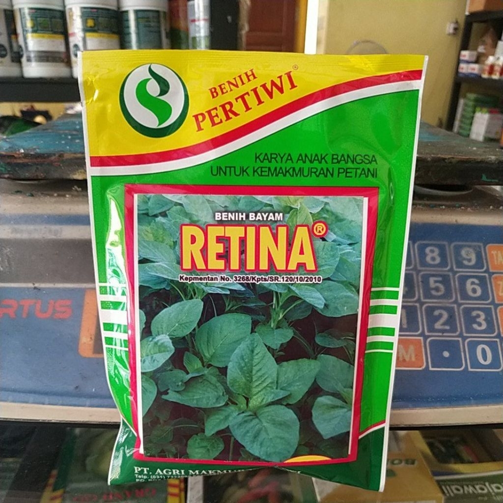 benih bayam retina 100gr benih pertiwi