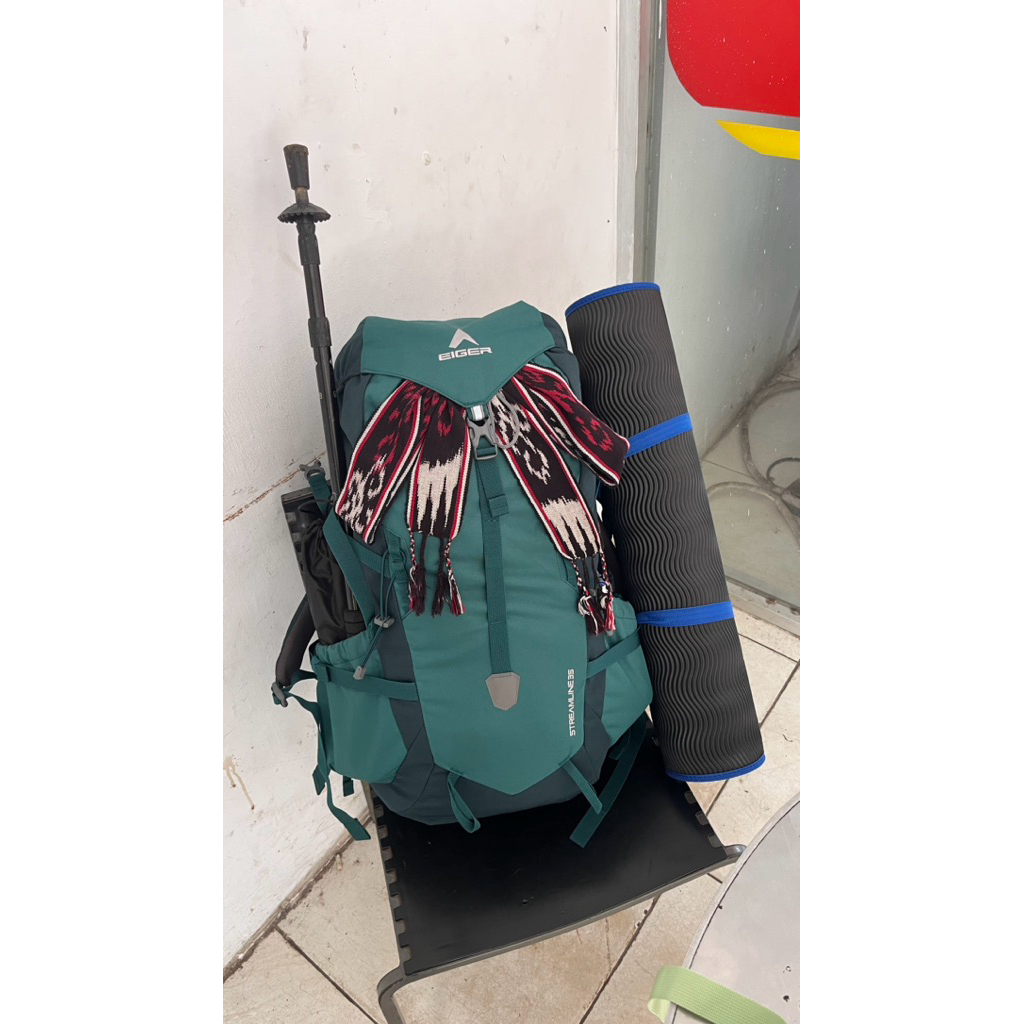 PRELOVED TAS EIGER 35L minus di tali, kondisi masih seperti baru