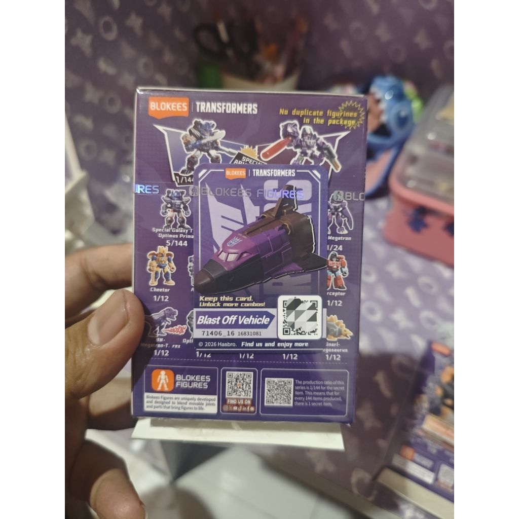 Blast Off Vehicle OFC Blokees Transformers Galaxy Defender Version DV 06 Fix Character TANPA COIN