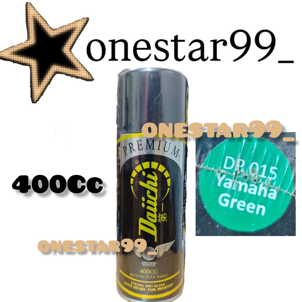 Pilok pylox pilox Cat Daiichi Daichi Yamaha Green 015 Hijau Glossy Mengkilap 400Cc Daici