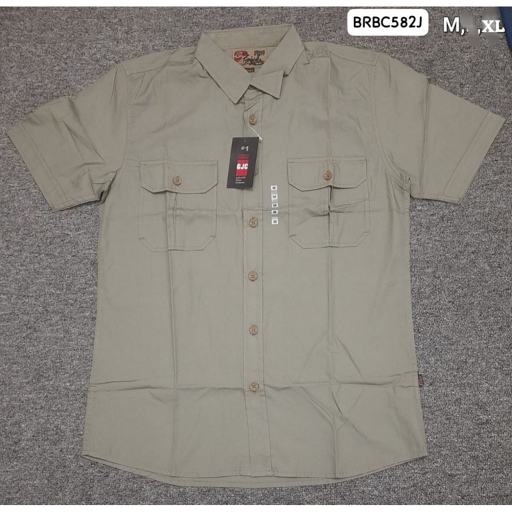 KEMEJA  LENGAN PENDEK PRIA GABRIELLE ORIGINAL