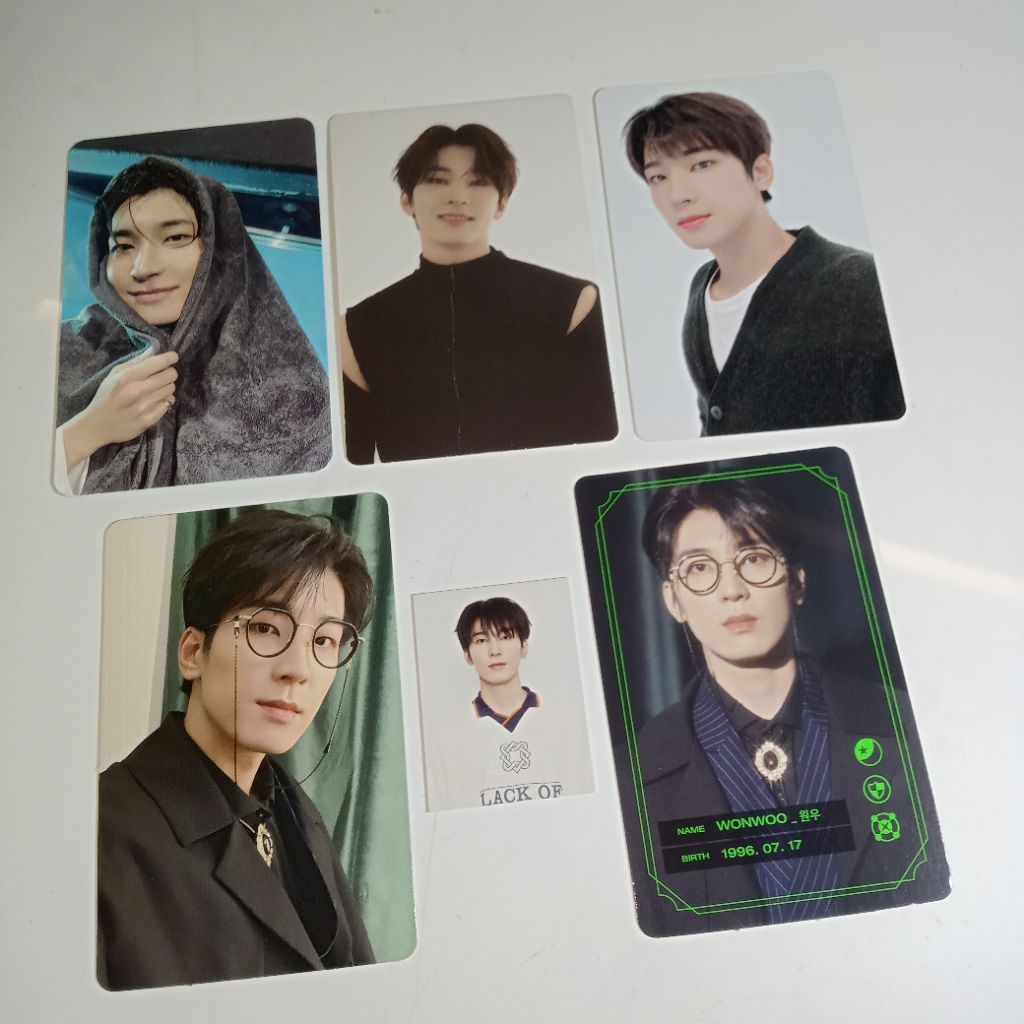 [ READY PC ] Photocard aab Wonwoo Potter SET Wonduk Senyum Wonwoo STF Wonwoo Caratland Wonwoo Follow