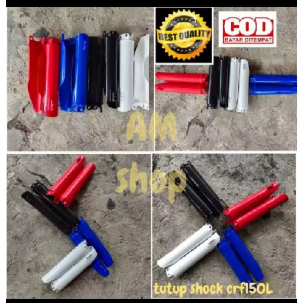 TUTUP SHOCK DEPAN CRF150 L COVER SHOCK DEPAN CRF 150L PELINDUNG SHOCK DEPAN CRF 150 L TRAIL SUPERMOT