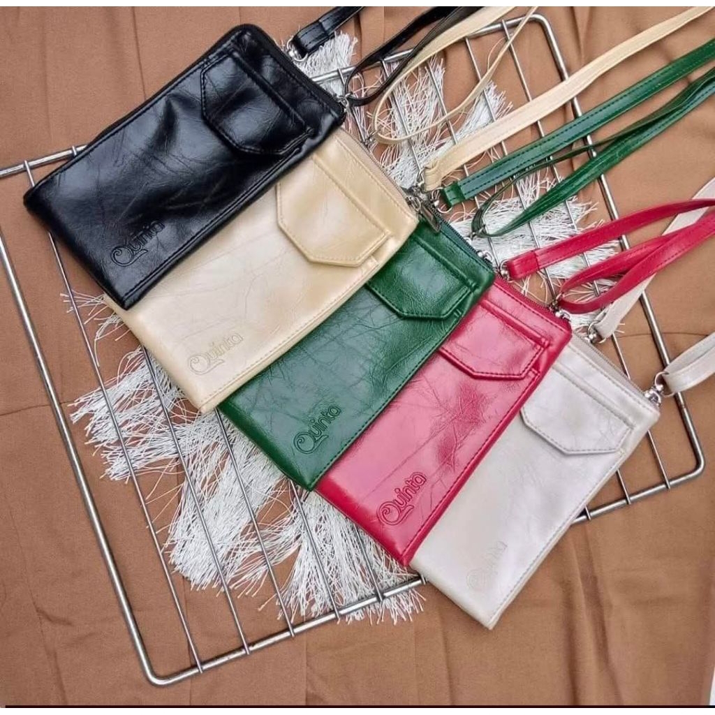 Tas Hape selempang multifungsi bisa menjadi pouch || Rinia slingpouch Quinta