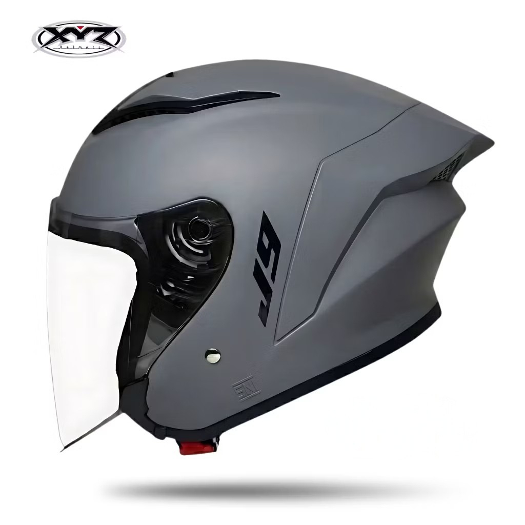 Helm Half Face Kekinian Mla XYZ J5 J9 Solid Terbaru Helm Half Face Dewasa SNI COD
