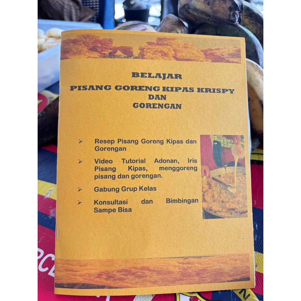 Resep Pisang Goreng Kipas Krispy dan Gorengan